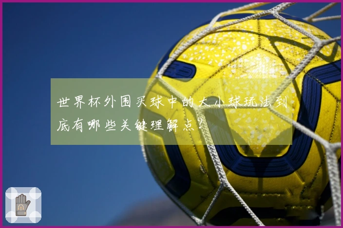世界杯外围买球中的大小球玩法到底有哪些关键理解点？
