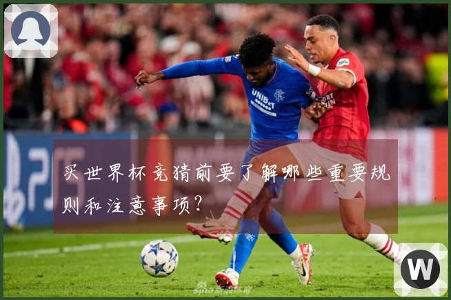 买世界杯竞猜前要了解哪些重要规则和注意事项？