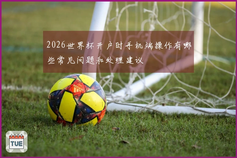 2026世界杯开户时手机端操作有哪些常见问题和处理建议