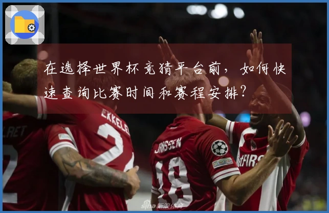 在选择世界杯竞猜平台前，如何快速查询比赛时间和赛程安排？